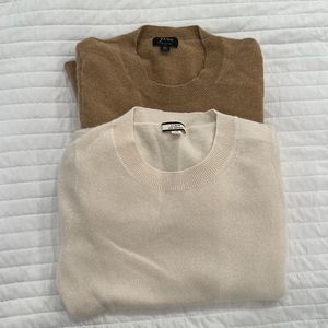 J Crew cashmere sweaters